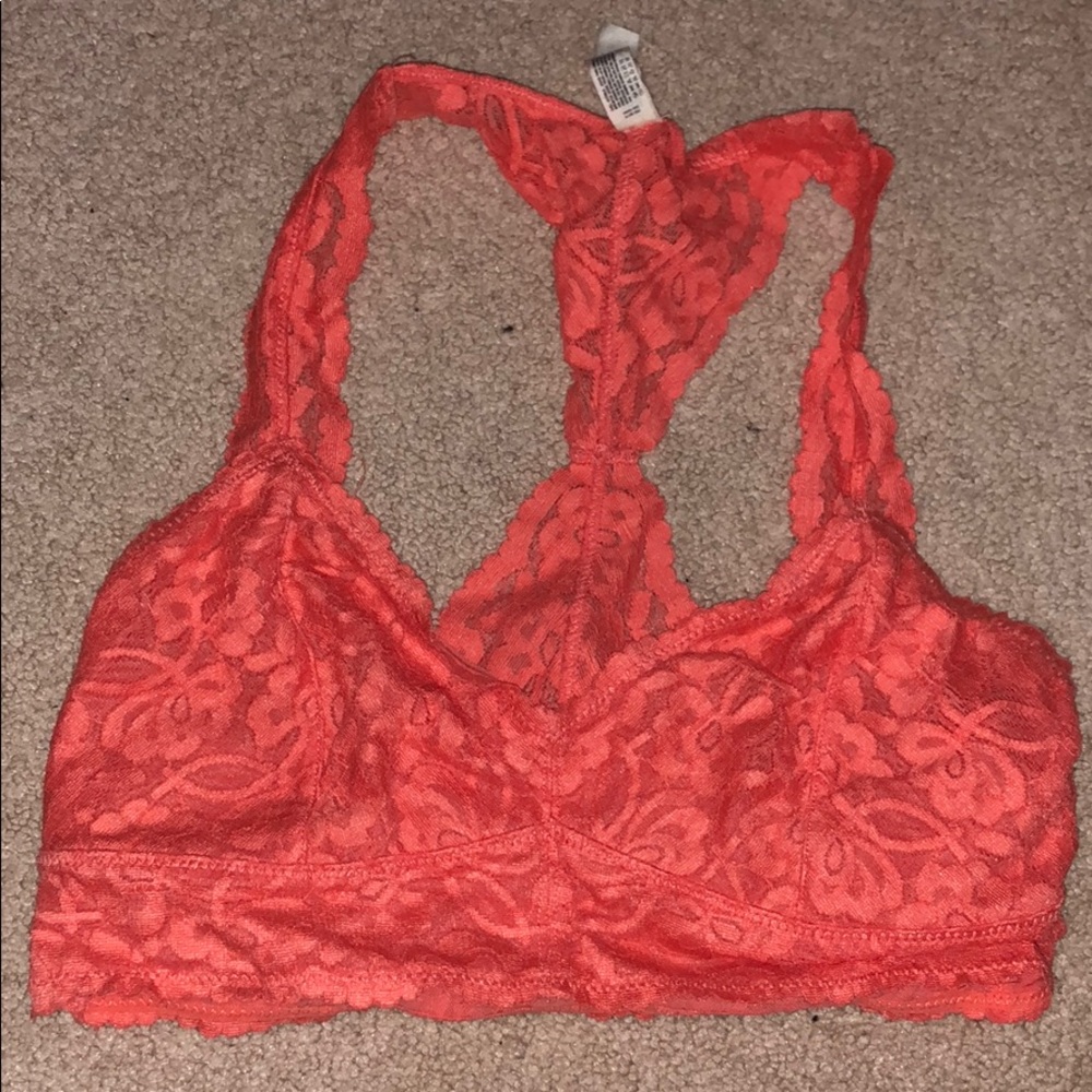 Free people orange bralette